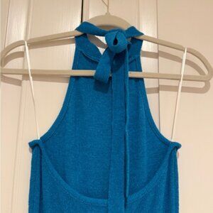 NWT's DOUBLE ZERO SWEATER DRESS SIZE SMALL in BLUE